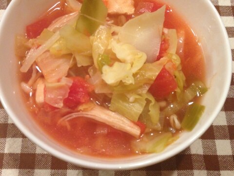 お野菜ザクザク！！栄養たっぷり食べるスープ☆